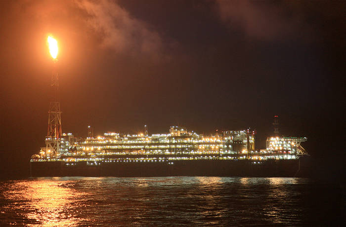 앙골라에서 원유 생산에 성공한 파즈플로 FPSO (사진 = 대우조선해양 제공) 