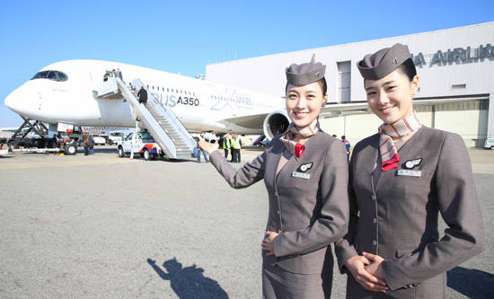 아시아나항공은 오는 2017년부터 2025년까지 에어버스사(社)의 A350XWB 30대를 순차적으로 도입해 중장거리 노선의 경쟁력을 강화해 나갈 계획이다. (사진=아시아나항공 제공) 