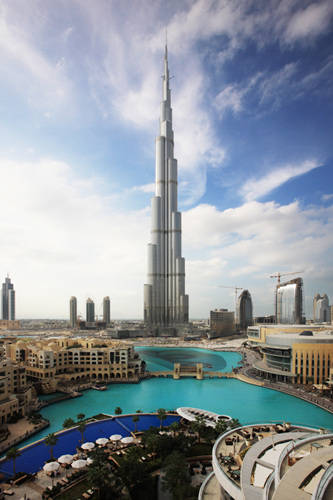 아랍에미리트 두바이에 있는 부르즈 칼리파. 세계에서 가장 높은 건축물로 삼성물산이 공사 전반과 기술을 총괄했다.(사진=삼성물산 제공) 