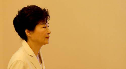 박근혜 대통령이 지난 25일 청와대에서 열린 국무회의에 참석하고 있다. <사진=연합뉴스 제공> 