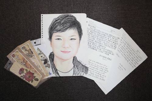 중국 청년 자뤄한(賈羅漢)이 박근혜 대통령에게 보낸 손편지[사진=청와대 페이스북] 