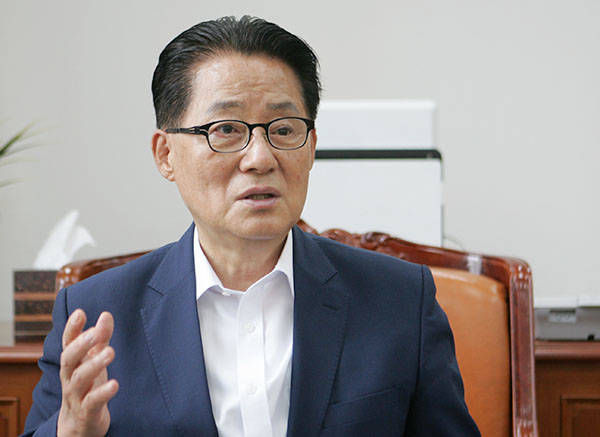 국민의당 박지원 원내대표(사진 폴리뉴스 이은재 기자) 