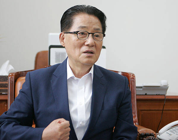  국민의당 박지원 원내대표(사진 폴리뉴스 이은재 기자) 