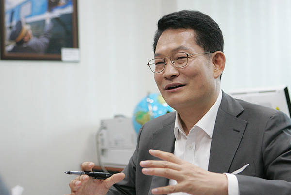 더불어민주당 송영길 의원(사진 폴리뉴스 이은재 기자) 