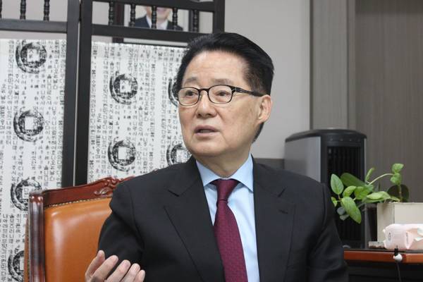 박지원 민주평화당 의원은 지난 20일 “북한 핵이 모라토리움(Moratorium), 동결, 폐기수순으로 갈 것”이라고 주장했다. <사진=이은재 기자> 