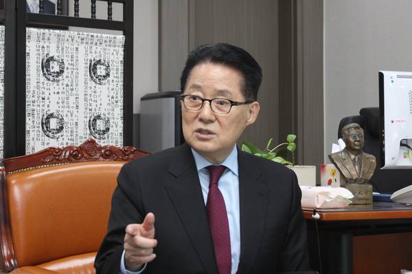 박지원 민주평화당 의원은 지난 20일 “북한 핵이 모라토리움(Moratorium), 동결, 폐기수순으로 갈 것”이라고 주장했다. <사진=이은재 기자> 