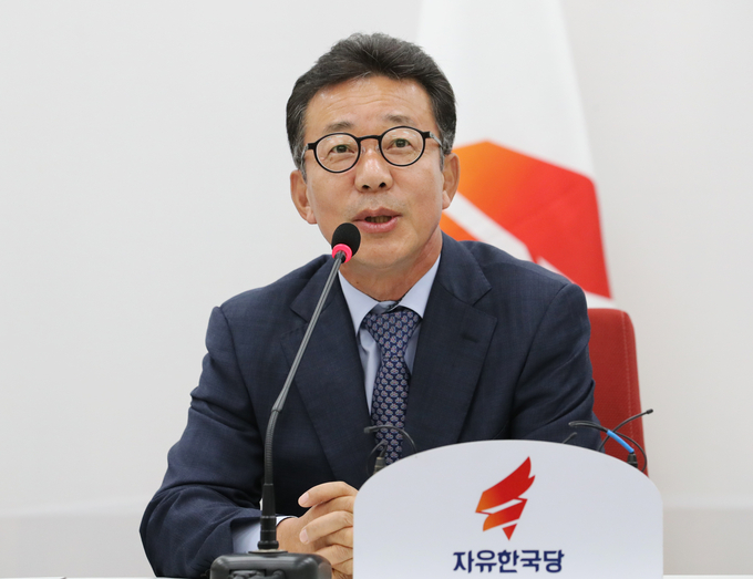 홍철호 자유한국당 의원. <사진=연합뉴스><br></div>
 