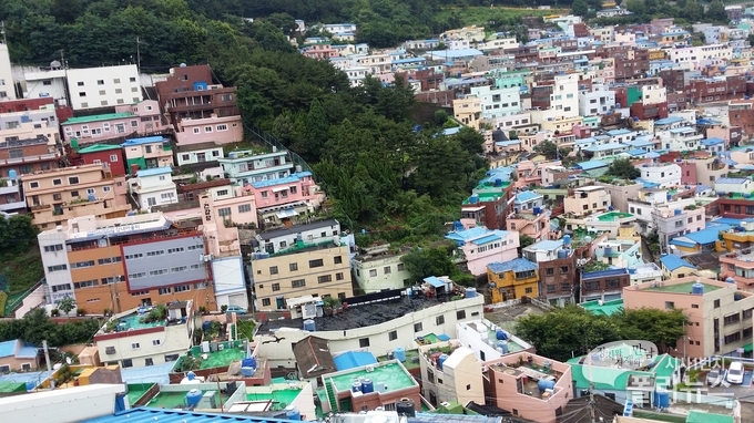 부산 감천문화마을이 '과잉관광'으로 몸살을 앓고 있다.<사진=폴리뉴스DB>