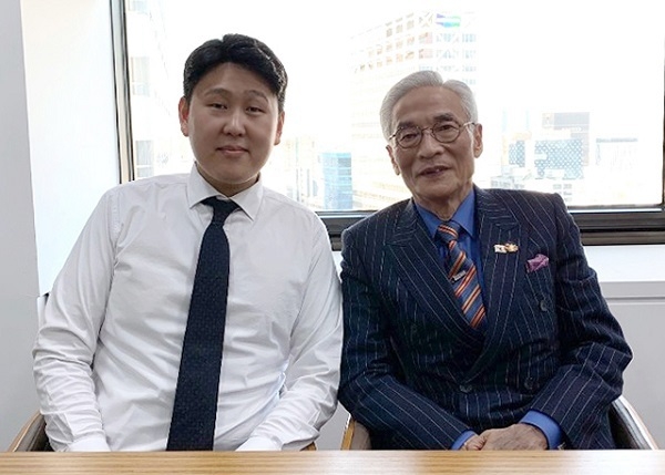 (왼쪽부터)퓨전데이타 박두진 대표, 권송성 고문