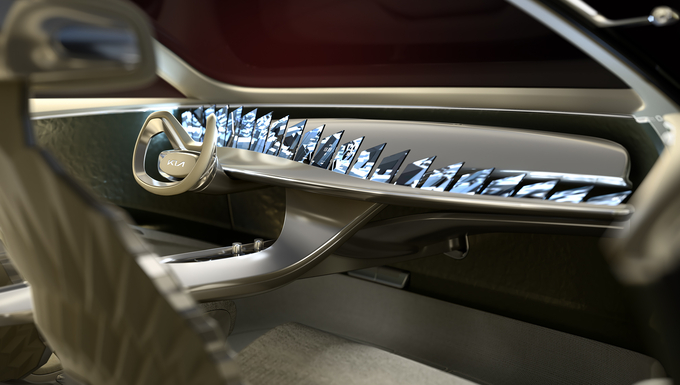 기아자동차는 2019 제네바 국제 모터쇼에서 차세대 크로스오버 EV 콘셉트카 'Imagine by KIA'를 세계 최초로 공개했다.<사진=기아자동차>