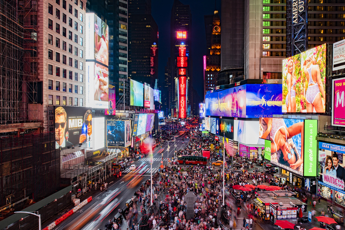 삼성전자는 이달 초 타임스 스퀘어에 위치한  ‘원 타임스 스퀘어(One Times Square)’ 건물 외벽 전광판을 삼성 스마트 LED 사이니지로 교체 공급했다고 19일 밝혔다. <사진=삼성전자 제공>