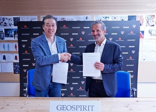 롯데홈쇼핑은 이탈리아 프리미엄 브랜드 ‘지오스피릿(GEOSPIRIT)’의 단독 라이선스 계약을 체결했다. <사진=롯데홈쇼핑 제공>