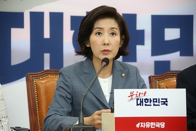나경원 자유한국당 원내대표<사진=한국당>
