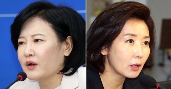 서울 동작을 선거구 더불어민주당 이수진 후보(사진 왼쪽), 미래통합당 나경원 후보(사진 오른쪽)
