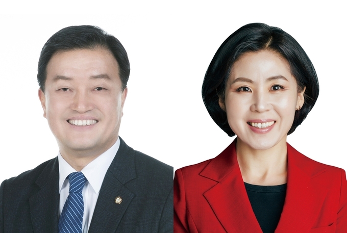 해운대을 김미애(오른쪽 통합당) 윤준호(왼쪽 민주당) <사진=연합뉴스>