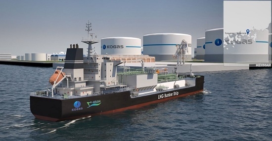 한국가스공사는 지난 24일 산업통상자원부가 주관하는 'LNG 벙커링 선박 건조 지원 사업' 수행기관으로 최종 선정됐다. <사진=한국가스공사 제공>