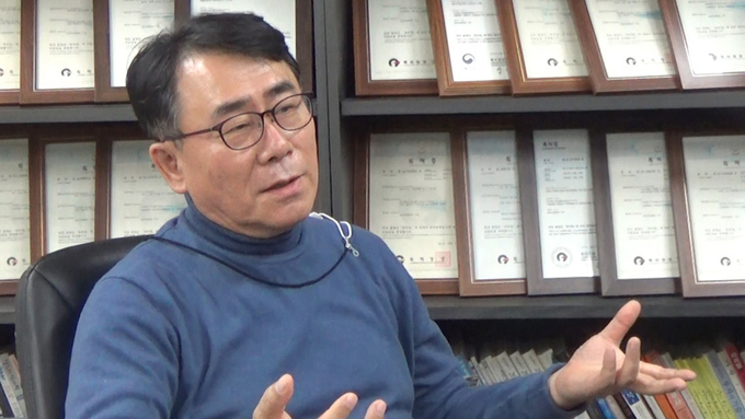 2일 김동진 씽크풀 대표는 <폴리뉴스>와 인터뷰를 가졌다. <사진=이은재 기자> 