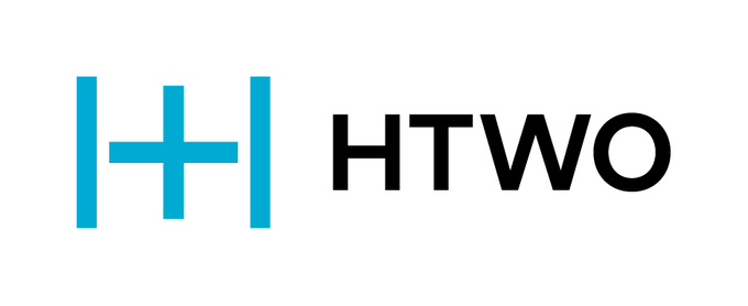 현대자동차의 수소연료전지 브랜드 ‘HTWO’ 로고. <사진=현대자동차>