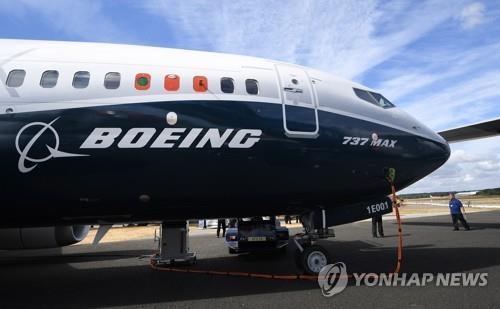 2018년 에어쇼에 전시된 보잉 737맥스. <사진=연합뉴스>