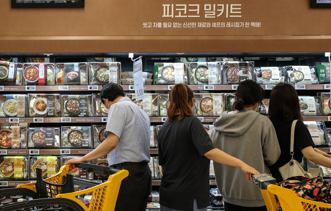 9일 서울의 한 대형마트 판매대의 모습. <사진=연합뉴스>