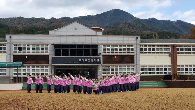 대구선명학교 합창단원들(사진제공=대구선명학교)