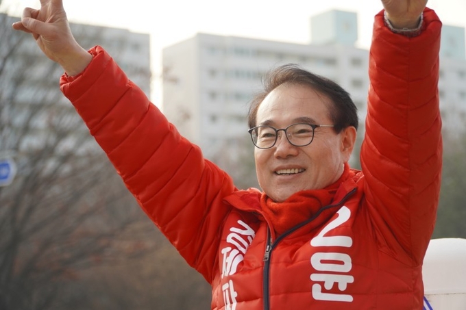 2020년 21대 국회의원 총선에서 '인천 계양을'에 출마한 윤형선 후보. (사진출처:윤형선 후보 블로그)
