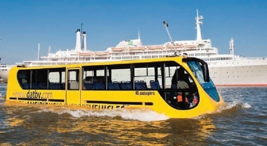 네델란드 DAT(Dutch Amfibious Transport)사 수륙양용버스. <사진제공=GMI그룹>