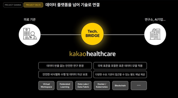 카카오헬스케어 프로젝트 델타 설명 자료 [사진=카카오헬스케어]