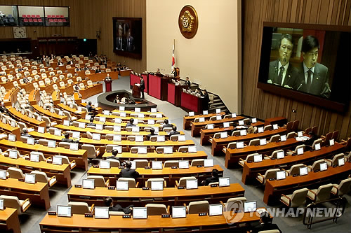 국회 휴지기 [사진=연합뉴스]