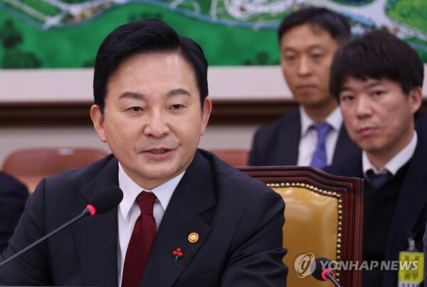 원희룡 국토교통부 장관이 5일 국회 국토교통위원회 전체회의에서 답변하고 있다. [사진=연합뉴스]