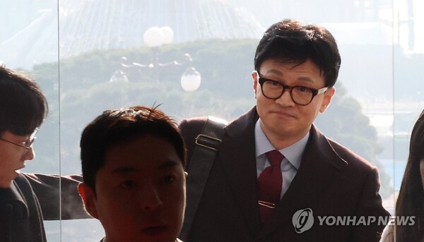 국회로 출근하는 한동훈 비대위원장 [사진=연합뉴스]