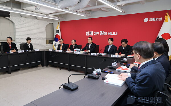 국민의힘 공천관리위원회 1차회의에서 22대 4.10 총선 공천룰을 발표했다. [사진=국민의힘]