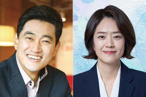 국민의힘 오신환 전 서울시 정무부시장(좌), 더불어민주당 고민정 국회의원(우)