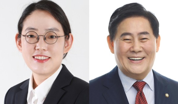 국민의힘 조지연, 무소속 최경환[사진=연합뉴스]