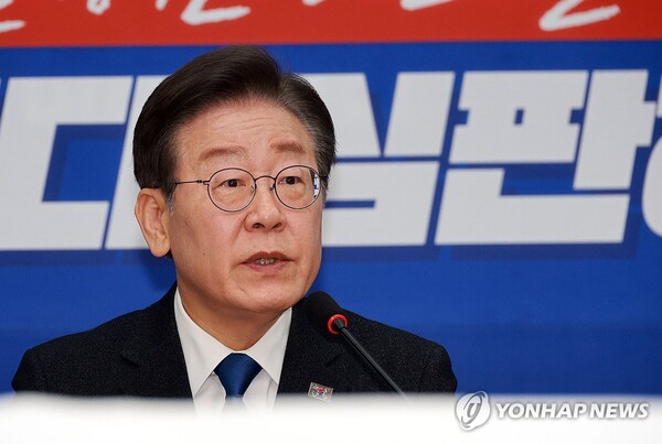 더불어민주당 이재명 대표가 6일 국회에서 열린 최고위원회의에서 발언하고 있다. 2024.3.6 [사진=연합뉴스]