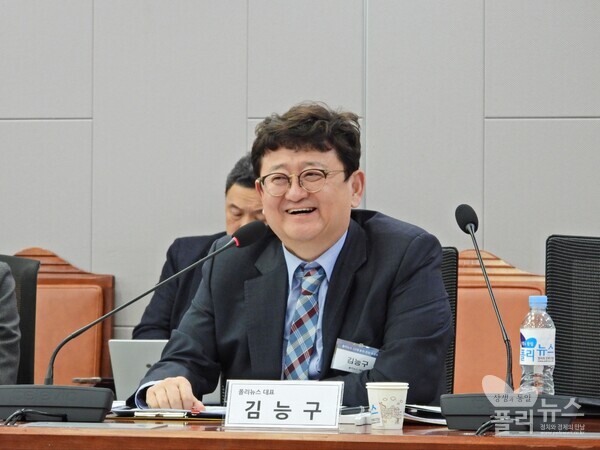 폴리뉴스 김능구 대표  [사진=전희재 폴리뉴스 PD]