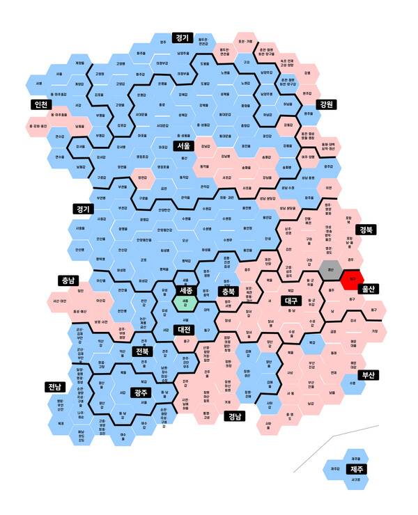 4.10총선 전국 판세 전망 [그래픽=폴리뉴스]
