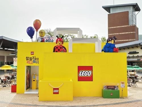 여주 프리미엄 아울렛의 레고 팝업스토어 [사진=연합뉴스]