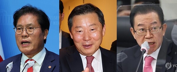 송석준 이철규 이종배 의원 [사진=연합뉴스]
