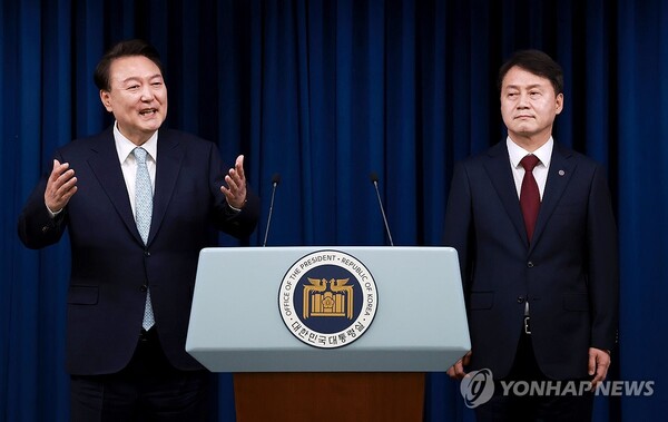 윤석열 대통령이 7일 김주현 전 법무부 차관을 신임 민정수석비서관으로 임명하며 민정수석을 부활시켰다 [사진=연합뉴스]