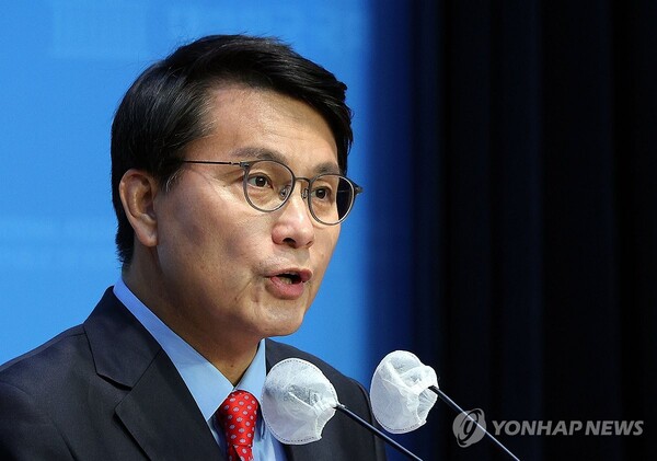 국민의힘 윤상현 의원이 13일 오전 국회 소통관에서 열린 라인 야후 사태 관련 기자회견에서 발언하고 있다. [사진=연합뉴스]