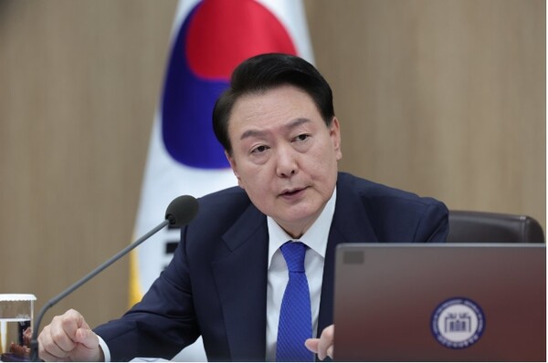 윤석열 대통령이 21일 '채상병 특검법' 거보권을 행사했다. [사진=대통령실 제공]