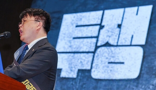 투쟁선포하는 임현택 의협 회장 [사진=연합뉴스]