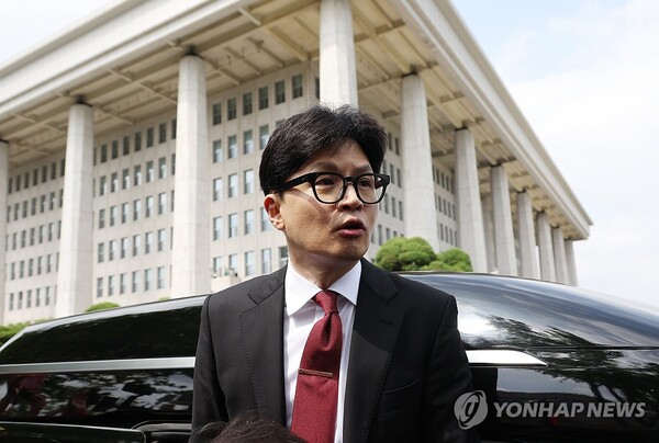 전당대회 출마 선언한 한동훈 전 위원장 [사진=연합뉴스]