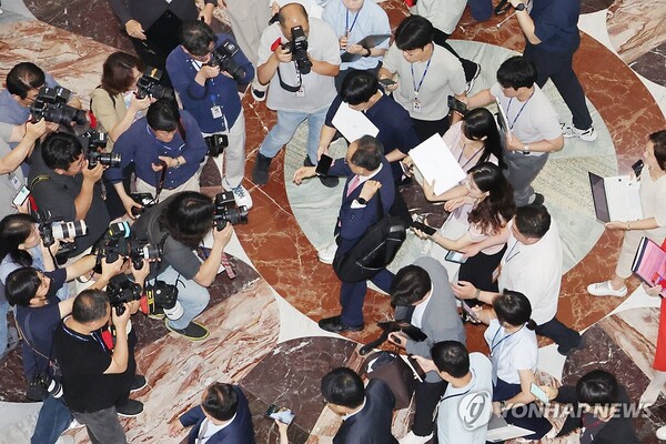 7개 상임위 수용...원내대표직 사의 표명한 추경호 [사진=연합뉴스]