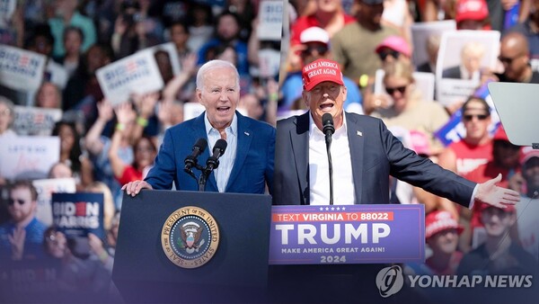 미국 대선 후보 첫 TV 토론 이후 날이 갈수록 조 바이든 대통령의 후보 사퇴 요구에 더욱 힘이 실리고 있다 [사진=연합뉴스]