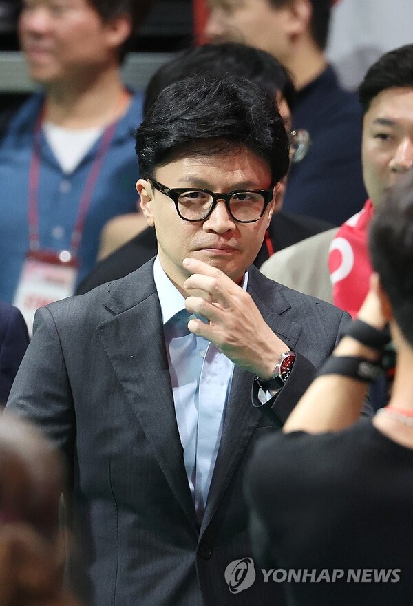 한 후보가 당 대표가 되더라도 친윤계가 조기 낙마를 모의할 것이라는 이른바 '삼일천하 김옥균 프로젝트'가 돌고 있다 [사진=연합뉴스]