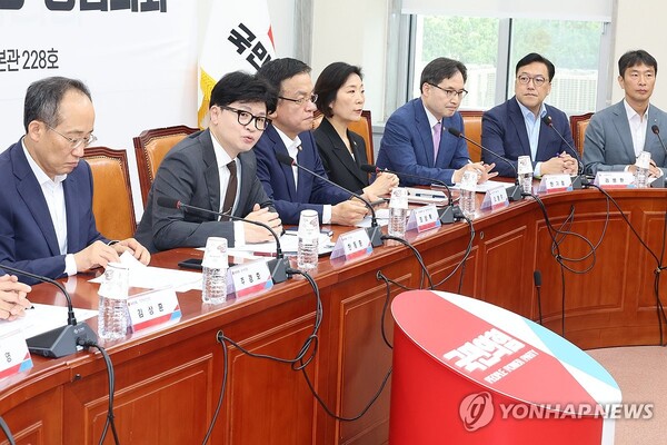 발언하는 한동훈 대표[연합뉴스 자료사진]