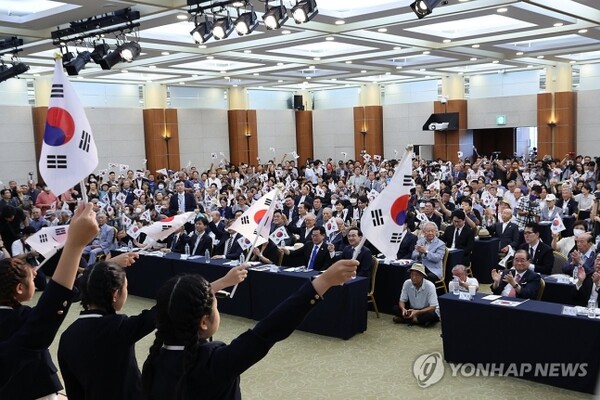 광복회 주관 광복절 기념식 [사진=연합뉴스]