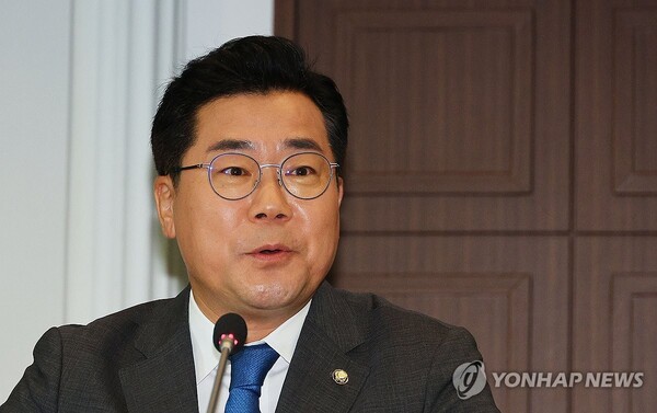 더불어민주당 박찬대 당대표 직무대행 겸 원내대표가 16일 서울 중구 프레스센터에서 열린 관훈토론회에서 발언하고 있다. 2024.8.16 [사진=연합뉴스]